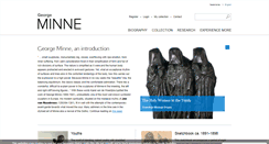Desktop Screenshot of georgeminne.vlaamsekunstcollectie.be